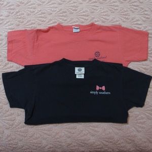 Simply Southern Girls Small T-shirts(2-pack)